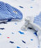 Trappelzak voor babyjongens wit ECUME/wit MULTICO