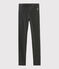 Meisjesjegging in jersey kinderen grijs CAPECOD/geel OR