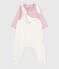 Ensemble salopette bébé en coton uni et détails raffinés MILK/ JOLI