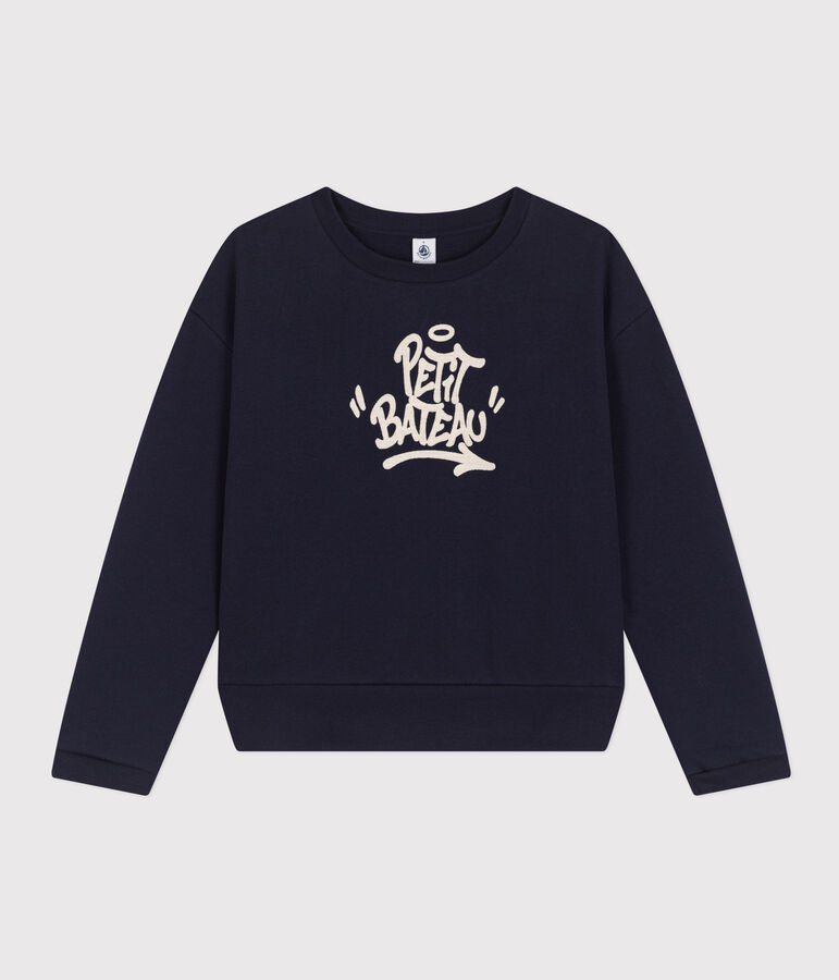 Sweatshirt en molleton Femme bleu