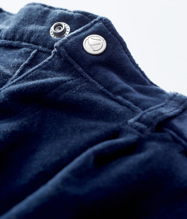 Fluwelen babybroek. SMOKING