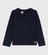 Tee-shirt manches longues coton  enfant fille