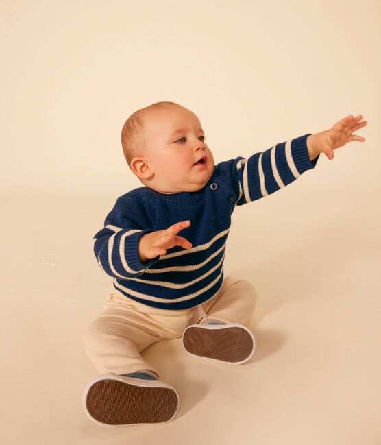 Katoenen babytrui blauw MEDIEVAL/ AVALANCHE
