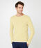 Marinière iconique homme blanc MARSHMALLOW/jaune BAMBOO