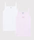 Lot de 2 chemises à bretelles petite fille en coton biologique