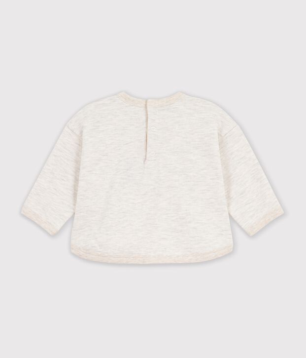 Katoenen effen sweatshirt voor baby's met motief met boten MONTELIMAR CHINE