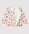 Cardigan bébé fille en tubique blanc MARSHMALLOW/blanc MULTICO