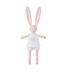 Doudou lapin imprimé