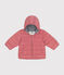 Donsjekker met fleecevoering voor baby's roze ROSEWOOD
