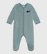 Effen fluwelen babypyjama