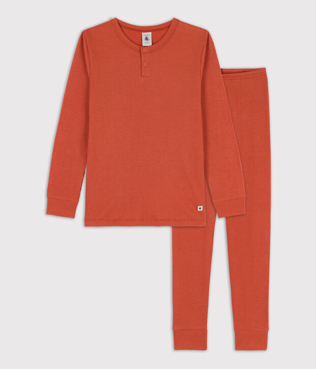 Pyjama in katoen en lyocell voor kleine jongens/meisjes roze