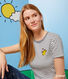 L'Iconique, katoenen T-shirt voor dames met Monsieur Madame-motiefje