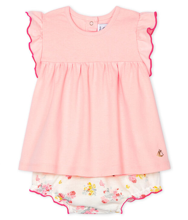 Set van 2 items babymeisje roze/multicouleur