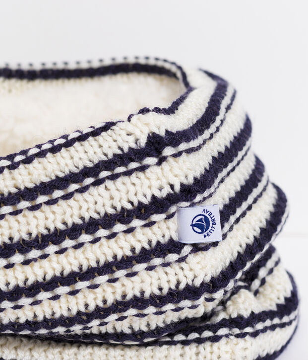 Kindersnood jongen / meisje wit/blauw