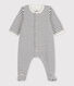 Bodyjama à rayures bébé en coton