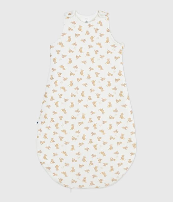 Gigoteuse bébé en velours imprimé léopard TOG 3 blanc MARSHMALLOW/blanc MULTICO