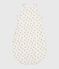 Gigoteuse bébé en velours imprimé léopard TOG 3 blanc MARSHMALLOW/blanc MULTICO