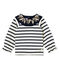 Vernieuwde marinetrui babymeisje beige COQUILLE/blauw SMOKING CN