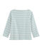 Dames marinetrui wit/groen