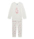 Pyjama fille en bouclette éponge