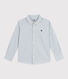Chemise enfant en coton à rayures