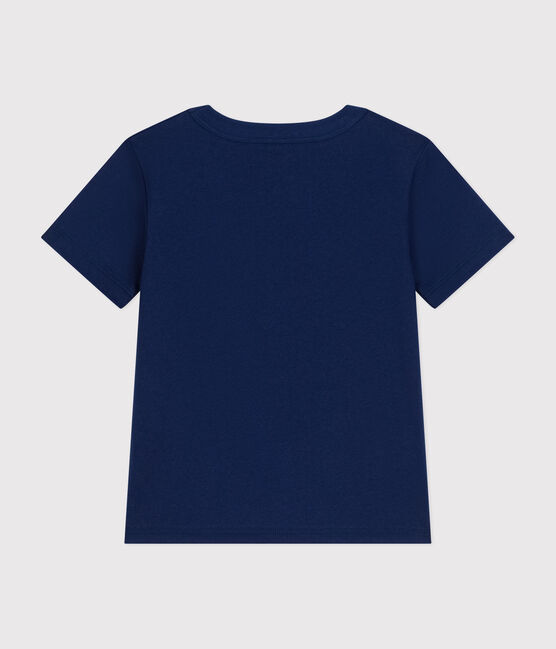Tee-shirt manches courtes en jersey fin enfant garçon bleu MEDIEVAL