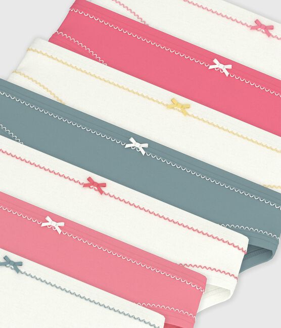 Setje met effen katoenen onderbroekjes voor kinderen variante 1