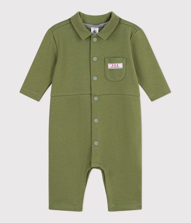 Lang pakje van effen katoen voor baby's OLIVINE