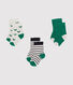 Lot de 3 paires de chaussettes bébé garçon