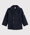 Jongens caban van wollen stof blauw SMOKING