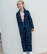 Katoenen kinderjumpsuit met lange mouwen en bloemenprint