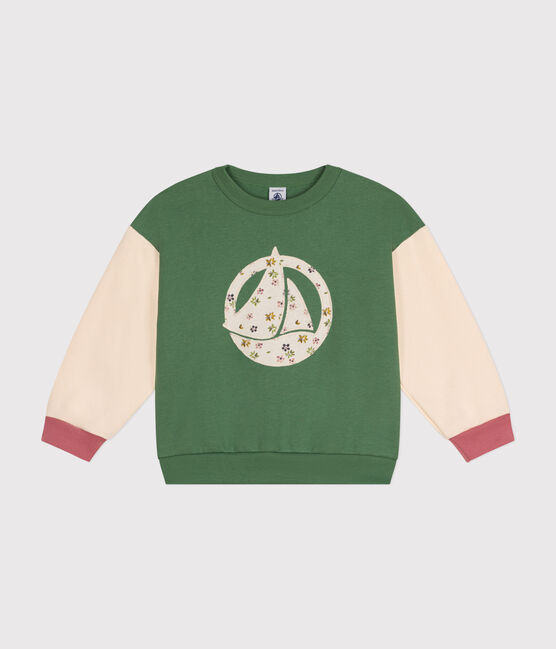 Sweater in fleece voor meisjes PALMERAIE/ MULTICO