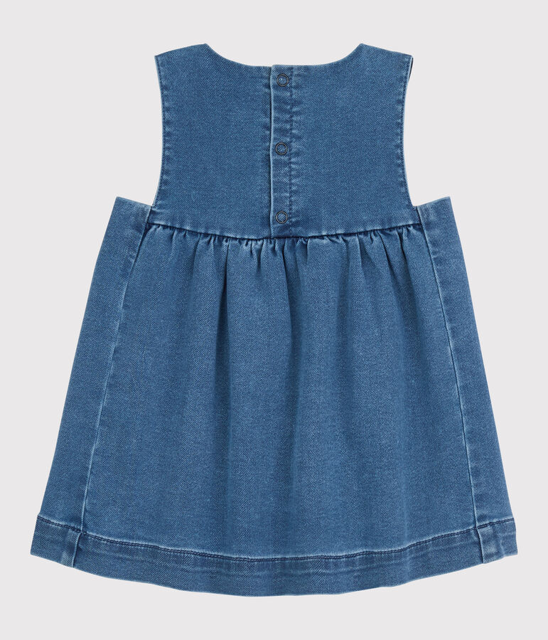 Robe en denim b&eacute;b&eacute;. bleu