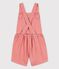 Combishort in lyocell voor meisje. roze PAPAYE