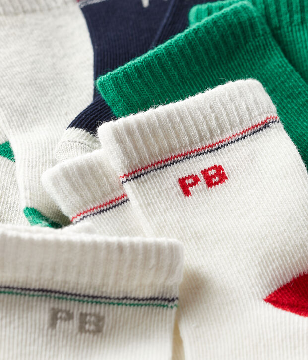 Lot de 5 paires de chaussettes b&eacute;b&eacute; gar&ccedil;on multicouleur