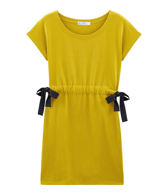 Robe manches courtes femme vert BAMBOO
