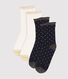 Lot de 2 paires de chaussettes enfant fille