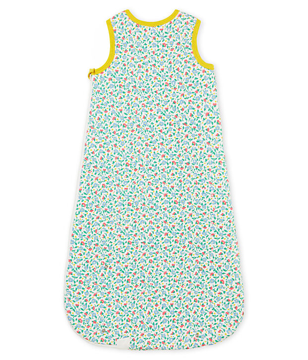 Gigoteuse compacte b&eacute;b&eacute; fille en tubique blanc/multicouleur