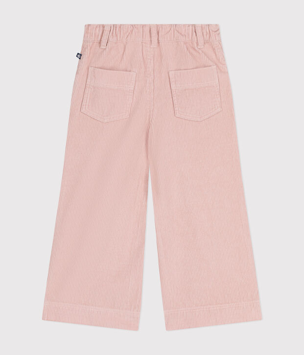 Fluwelen broek voor meisjes roze