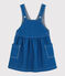 Katoenen babyjurk. blauw MAJOR