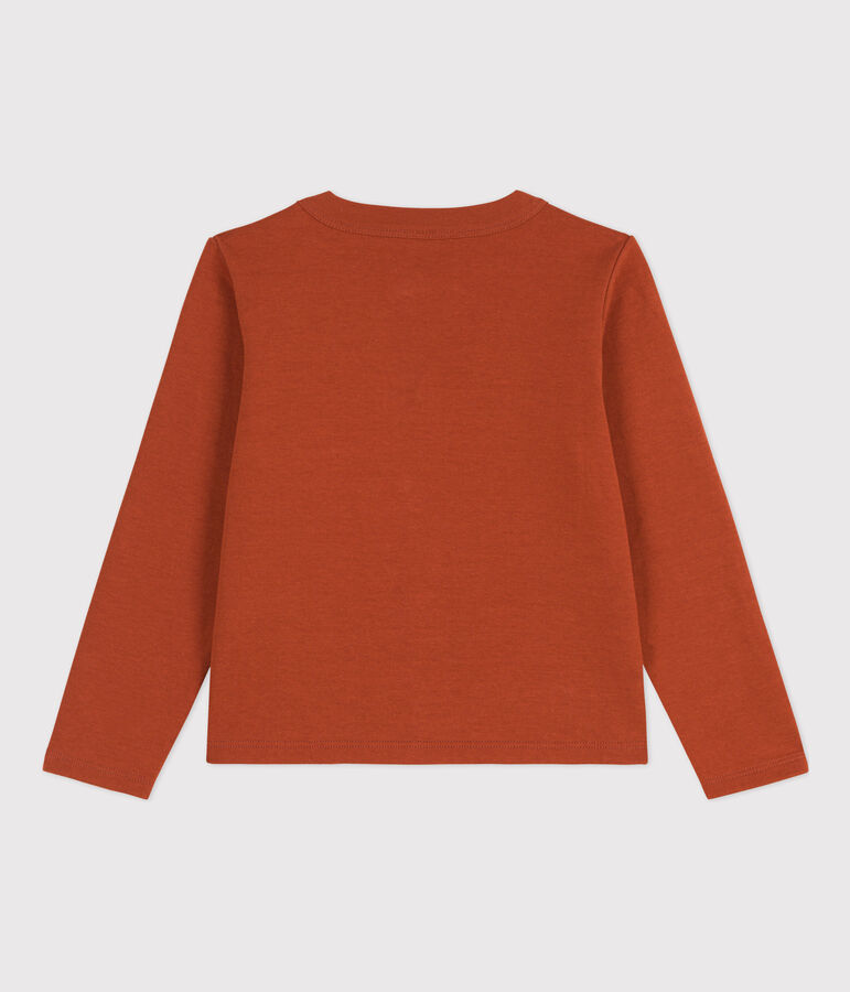 Cardigan en coton enfant fille marron