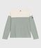 Katoenen sweatshirt met marinestrepen voor dames groen MILK/ WILLOW