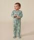 Babypyjama van molton met hartjes