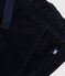 Fluwelen rechte broek voor jongens blauw SMOKING