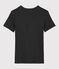 T-shirt col V iconique en coton Femme gris CITY CHINE