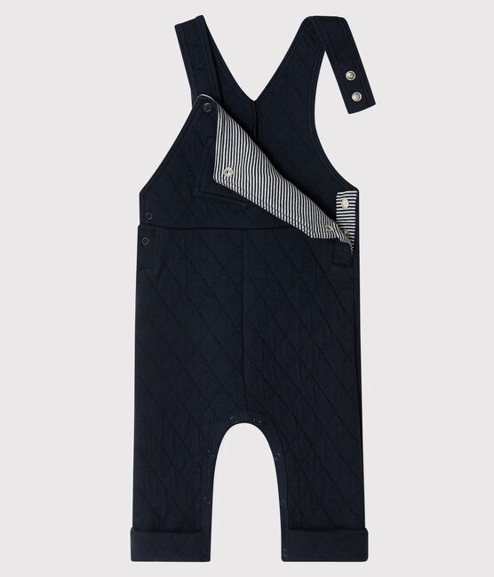 Lange salopette babyjongen blauw SMOKING