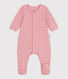 Bodyjama bébé en tubique petits cœurs