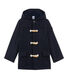 Wollen duffelcoat met voering voor jongens