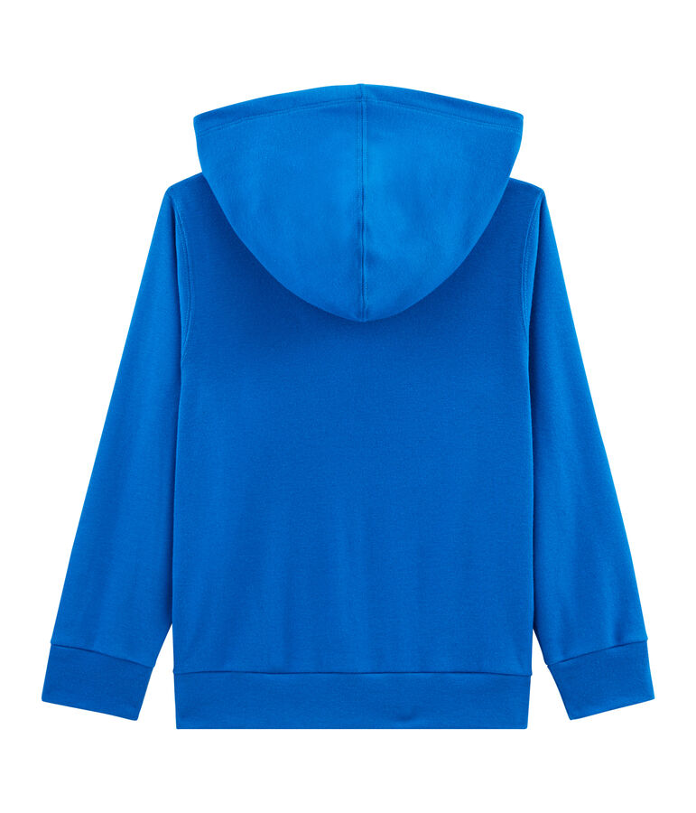 Sweat &agrave; capuche enfant bleu