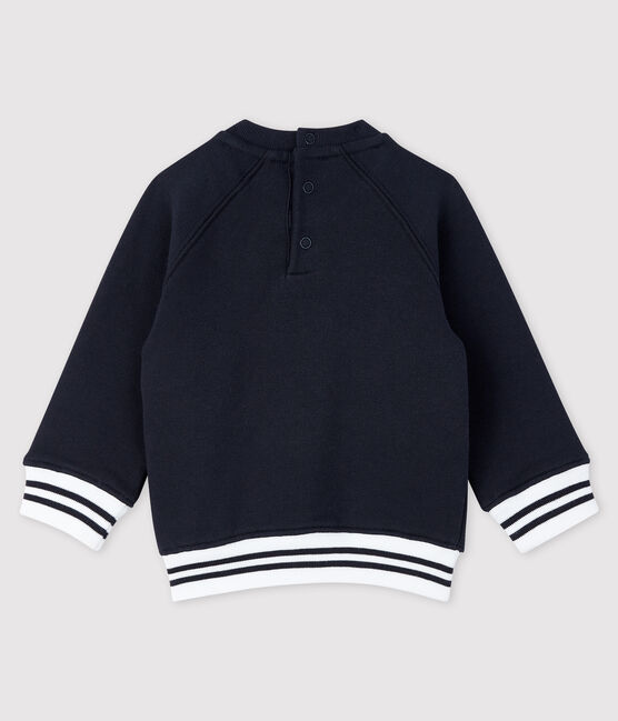 Sweatshirt bébé garçon imprimé bleu SMOKING
